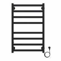 Электрический полотенцесушитель Azario Palermo 50x80 см цвет: черный AZ83858B