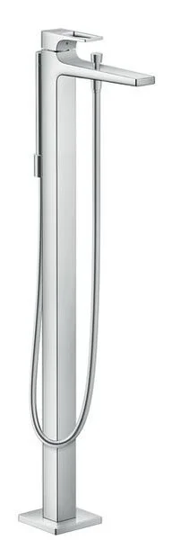Фото напольный смеситель для ванны hansgrohe metropol 74532000