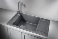 Кухонная мойка Granula 78 см 7806, ГРАФИТ