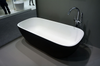Ванна из искусственного камня Kolpa-San Gloria FS Back&White 180x80 см
