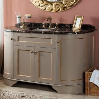 Тумба под раковину Caprigo Ричмонд 140 см, цвет: bianco antico (B002) 12417