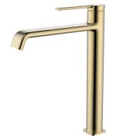 Смеситель для раковины AQUAme Asti AQM6414BG, цвет: золото