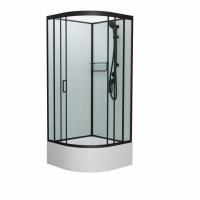 Душевая кабина Frank F400/2 Black 100x100 см 150009