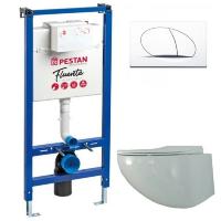 Унитаз с инсталяцией Pestan Fluenta SET40006661PW