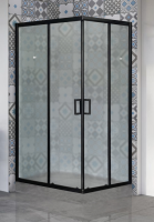Душевое ограждение Royal Bath HPD RB9120HPD-C-BL 120x90 см
