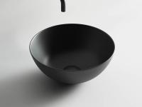 Раковина накладная Ceramicanova Element 35.8 см, цвет: черный CN6004