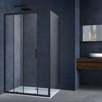 Душевое ограждение Vincea Alpha 90x120 см  VSR-3AL9012CLB