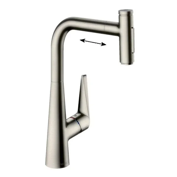 Фото смеситель для кухонной мойки hansgrohe talis select 73867800