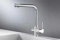 Смеситель для кухни Granula 3015, XРОМ/АЛЮМИНИУМ