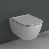Унитаз подвесной, безободковый 55 см Globo Genesis GNS02.BI