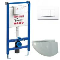 Унитаз с инсталяцией Pestan Fluenta SET40006661AW
