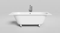 Ванна из искусственного камня Salini Ornella Axis 170x70 см 104623M матовая