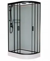 Душевая кабина Frank F411 L/R М Black 110x80 см 20054