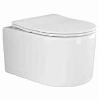 Унитаз подвесной, безободковый Ceramicanova Moments CN3003