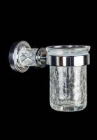 Стакан для зубных щеток Boheme Murano Luxury Options 10904-CRST-CH