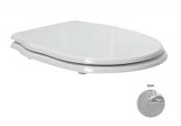 Сиденье для унитаза SoftClose Cezares King Palace, петли: хром, CZR-T-163-M-S-Cr
