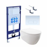 Унитаз с инсталляцией Акватек Поларис SET AQUATEK ПОЛАРИС-013 4в1