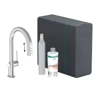 Смеситель для кухонной мойки Hansgrohe Aqittura SodaSystem 76806000