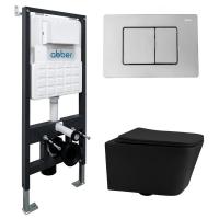 Унитаз с инсталляцией Abber Rechteck AC1201MB-AC0105-AC0120