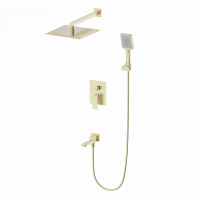 Душевая стойка Wonzon & Woghand Cube 2.0 цвет: Золото WW-88087068-BG