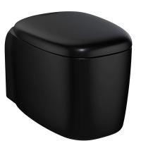 Унитаз подвесной безободковый VitrA Plural Rim-Ex 7830B483-0075 цвет: черный