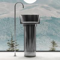 Раковина напольная Abber Kristall 45x45 см AT2702Onyx
