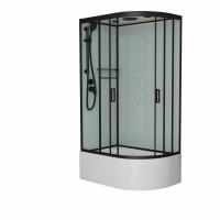 Душевая кабина Frank F412/2L Black 120x80 см 151009