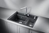 Кухонная мойка Granula 73 см 7302, ШВАРЦ