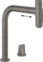 Смеситель для кухонной мойки Hansgrohe Metris Select 73818340