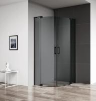 Душевое ограждение Cezares Slider SLIDER-R-2-80/90-GRIGIO-NERO 80 см