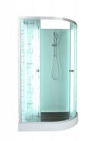 Душевая кабина DTO 110x80 см EM1511LNLED+GM с гидромассажем
