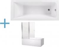 Акриловая ванна Aquanet Bright 165x70 см 00229217 + 00196049