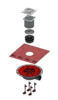 Трап точечный с сифоном TECE Drainpoint S KDP-S110