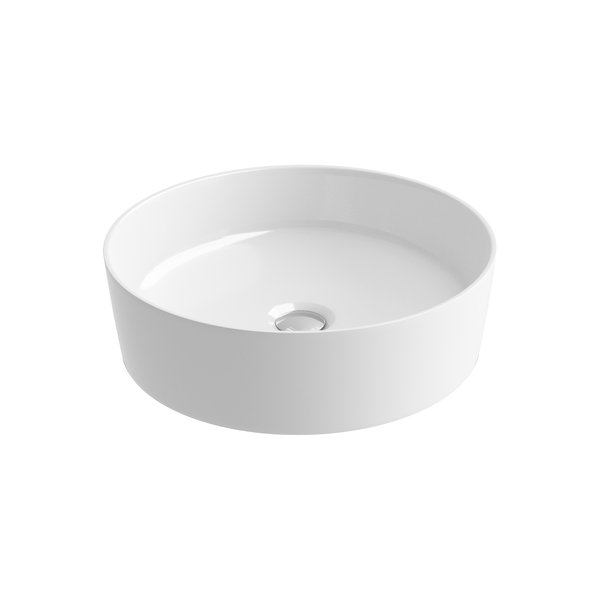 Фото раковина накладная ravak uni slim 40 см xjx01140002