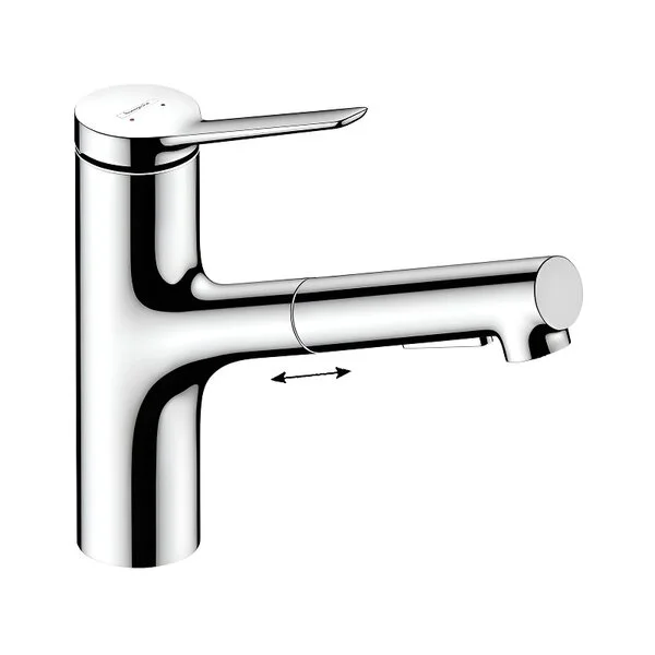 Фото смеситель для кухонной мойки hansgrohe zesis 74800000