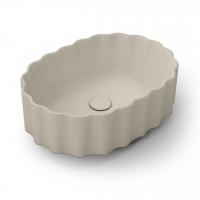 Раковина накладная Kerama Marazzi Artbasin Conchiglia 50 см CC.wb.50\SAN