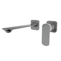 Смеситель для раковины AQUAme Monza AQM6315GM, цвет: металл