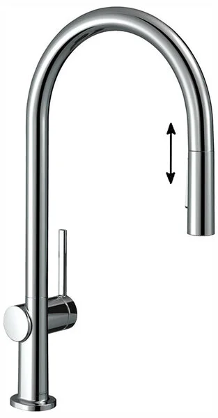 Фото смеситель для кухонной мойки hansgrohe talis 72842000