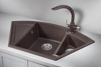 Кухонная мойка Granula 89 см 9001, ЭСПРЕССО