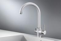 Смеситель для кухни Granula 2168, АЛЮМИНИУМ
