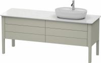 Тумба под раковину Duravit Luv 173 см, цвет: серый матовый лак LU9568L9292