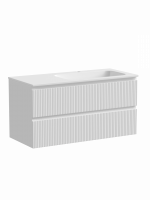Тумба под раковину Sancos Snob T 100 см, цвет: Bianco  SNT100RW