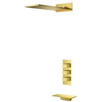 Душевой комплект Raglo цвет: сатин золотой R02263.0162.03