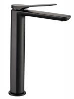 Смеситель высокий для раковины Rea Greek Black mat REA-B8404