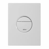 Клавиша смыва Abber AC0126MW белая матовая