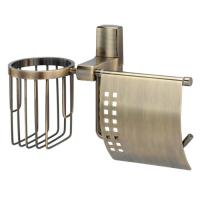 Держатель туалетной бумаги и освежителя WasserKraft Exter K-5259