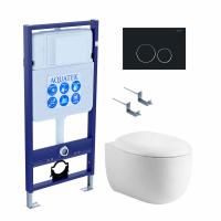 Унитаз с инсталляцией Акватек Альтаир SET AQUATEK АЛЬТАИР cm-020 4в1