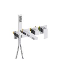 Встраиваемый смеситель для ванны Акватек Либра AQ1644CR,цвет: хром