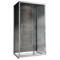 Душевое ограждение Abber Schwarzer Diamant 120x80 см AG30120H-S80-S80