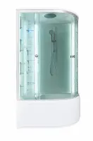 Душевая кабина DTO 80x120 см EM4512LLED+GM с гидромассажем